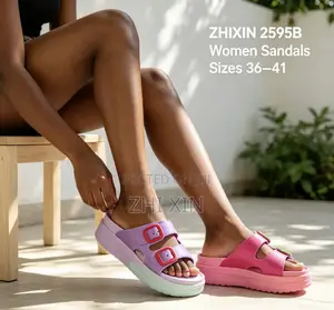 ZHIXIN 2595B Women Adjustable Buckle Platform EVA Sandals Sizes 36-41