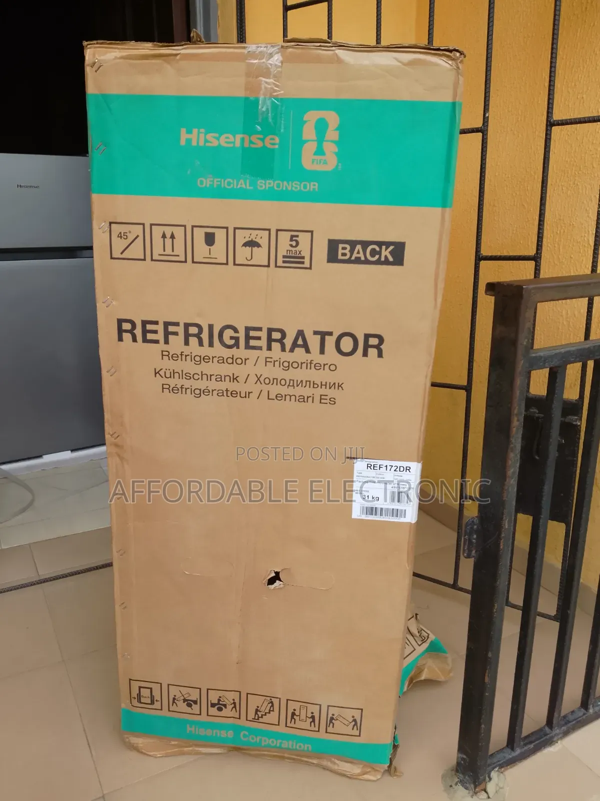 Hisense 124l Double Door Refrigerator