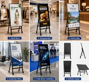 43 Inches Digital Screen With Moveable Y-Stand