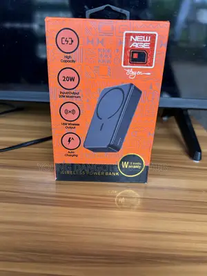 New Age 20W Magnetic Wireless Power Bank Fast Charging Portable