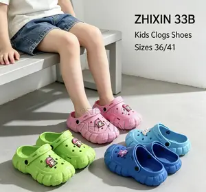 ZHIXIN 33B Kids Decorative Charms EVA Clogs Sizes 36-41