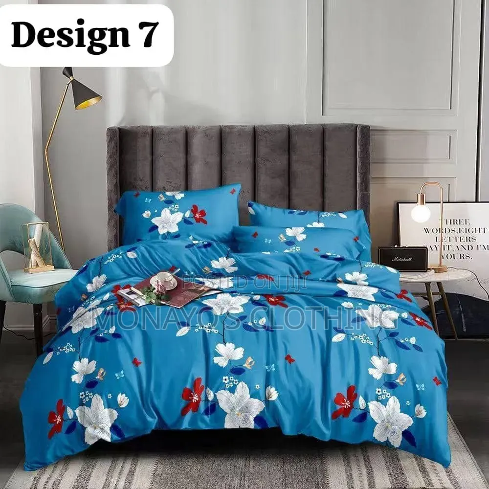 6*6 Bed Sheets and Pillowcase Imported