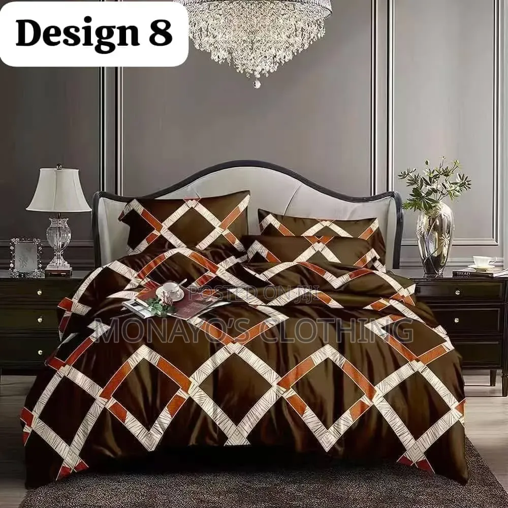 6*6 Bed Sheets and Pillowcase Imported