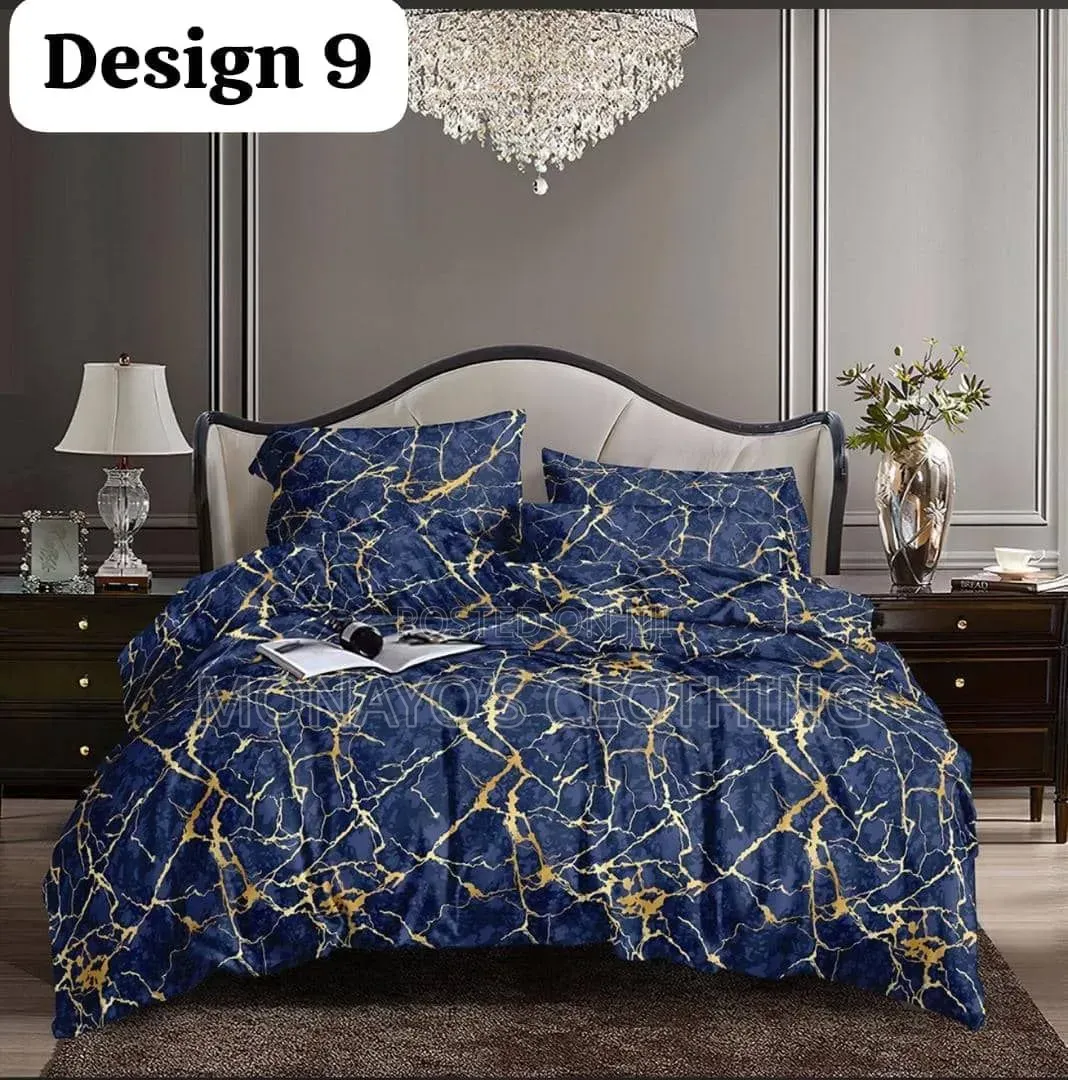 6*6 Bed Sheets and Pillowcase Imported