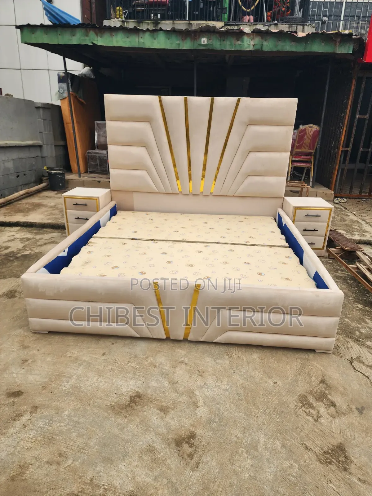 High Quality Padded 6by6 Bed Frame