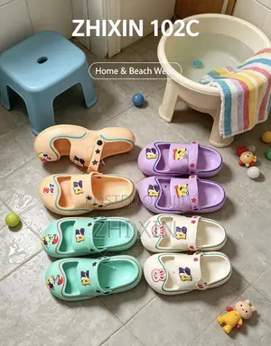 ZHIXIN 102C Kids Cartoon Printed EVA Clogs Sizes 30-35