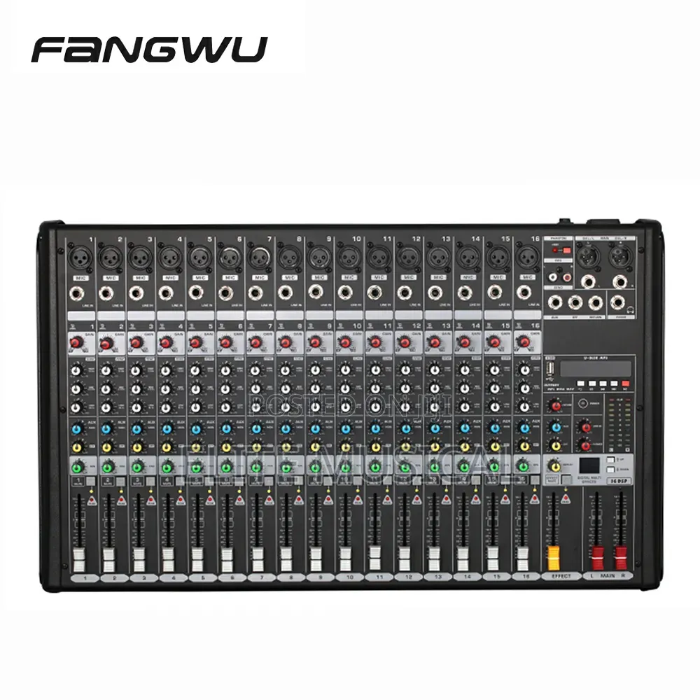 Professional 16-Channel Audio Mixing Console