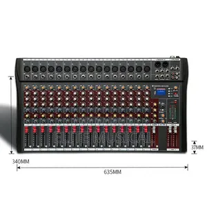 Professional 16-Channel Audio Mixing Console