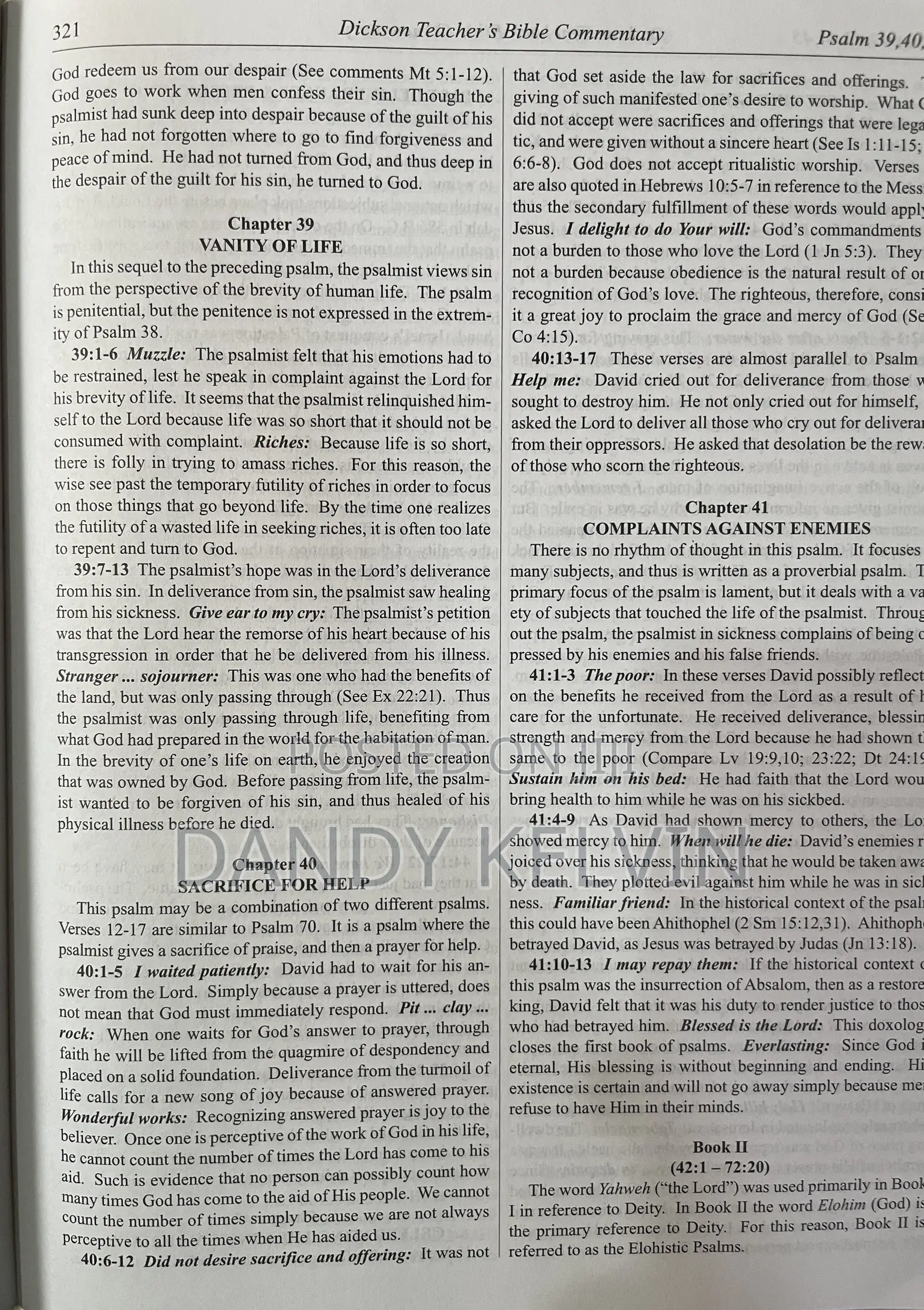 DICKSONS Teacher Bible Commentary