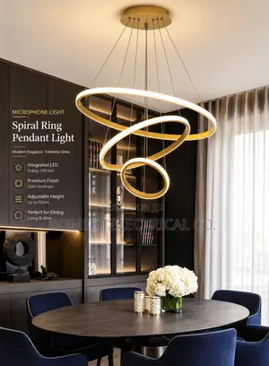 Spiral Ring Pendant Light