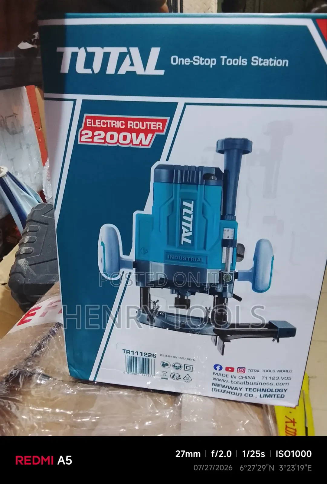 Electric Router Machine Total Product