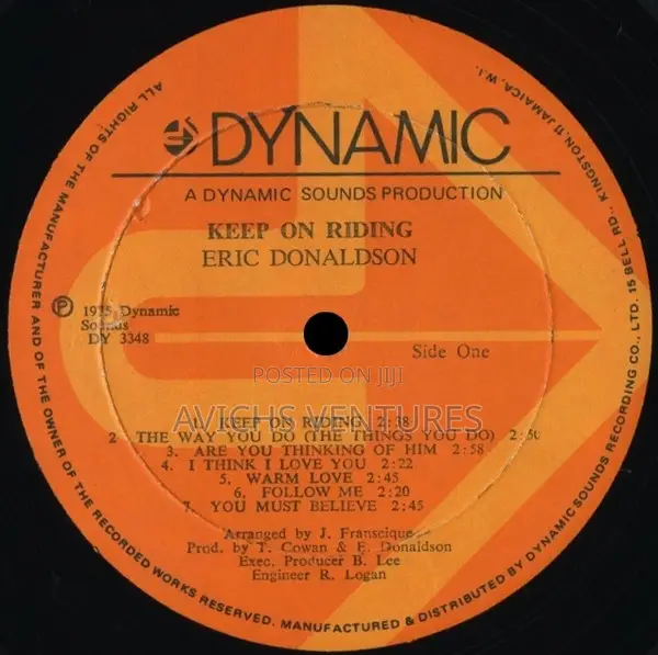 Eric Donaldson – Keep on Riding