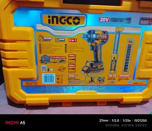 Cordless Impact Wrench 2 PCS Combo Kit