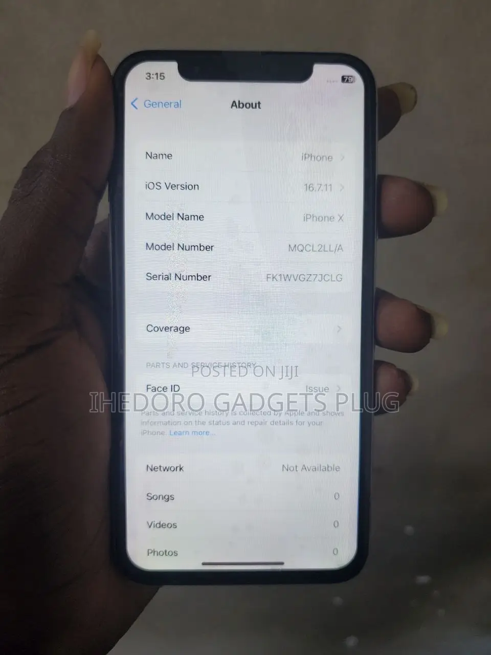 Apple iPhone X 64 GB White