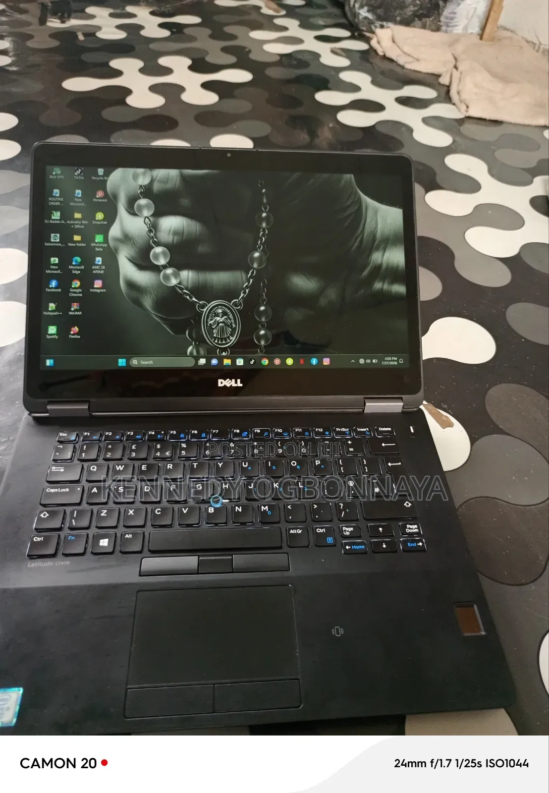 Laptop Dell Latitude E7470 8GB Intel Core i5 HDD+SSD 256GB