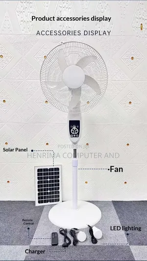 Solar Standing Fan