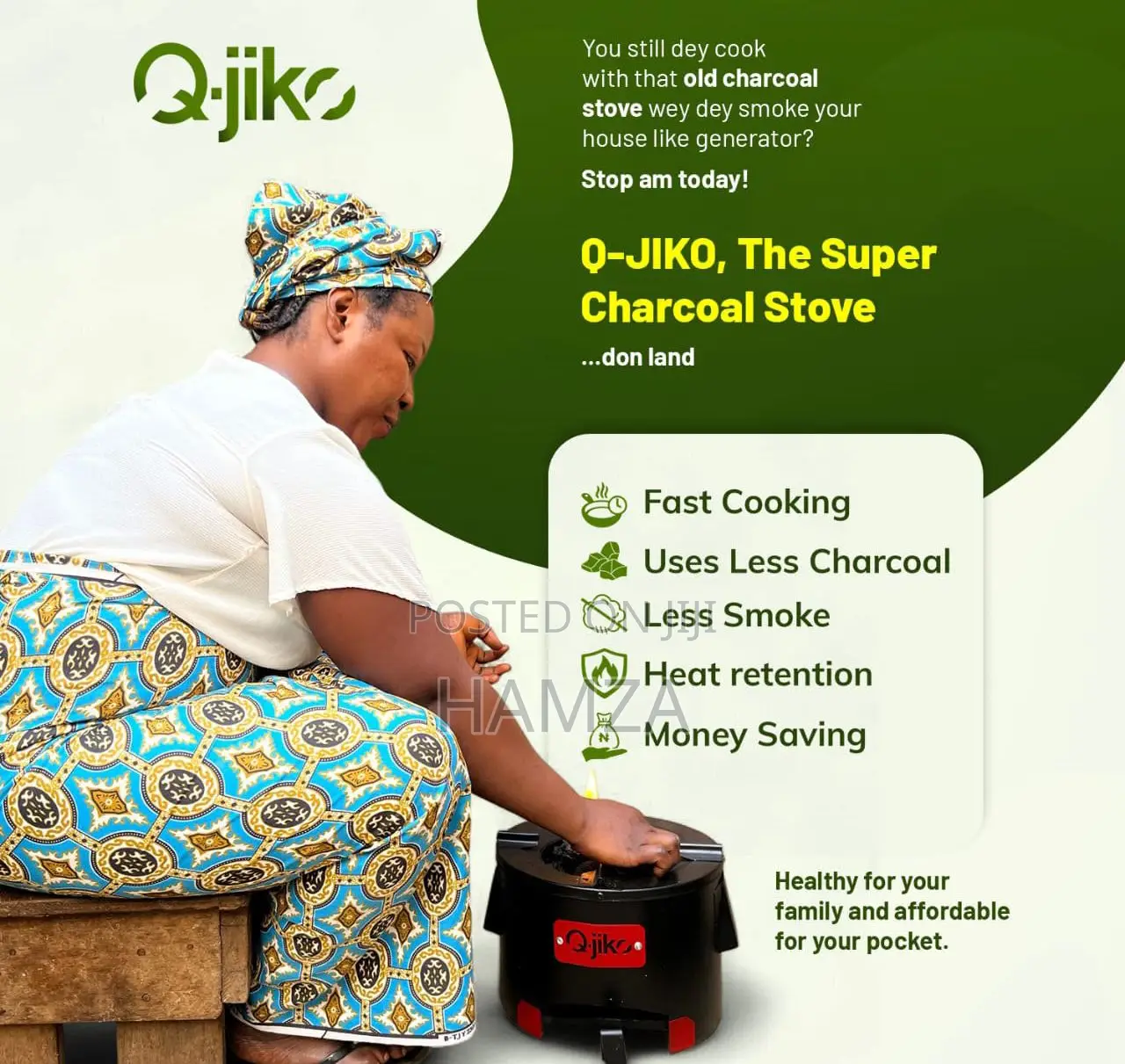 Qjiko Charcoal Stove