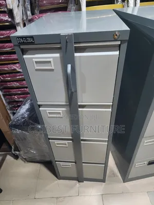 Imported Office Cabinet With Four Drawers.