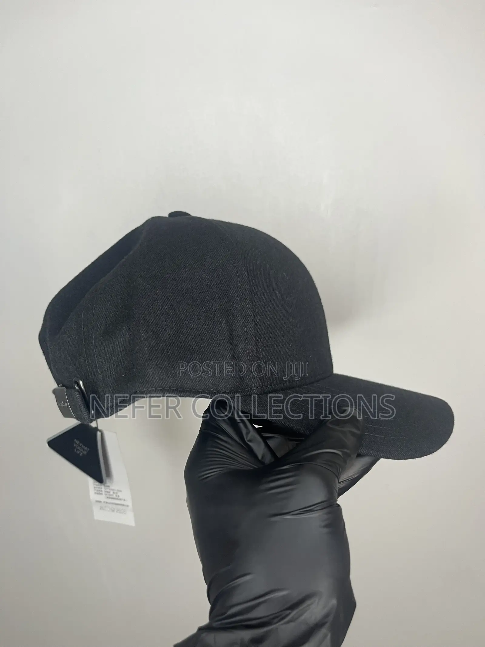 HeyHat Designer Face Cap - Black