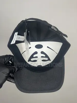 Designer Face Cap - Black