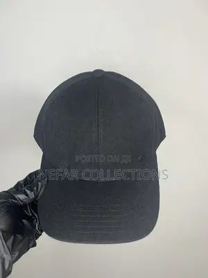 Designer Face Cap - Black
