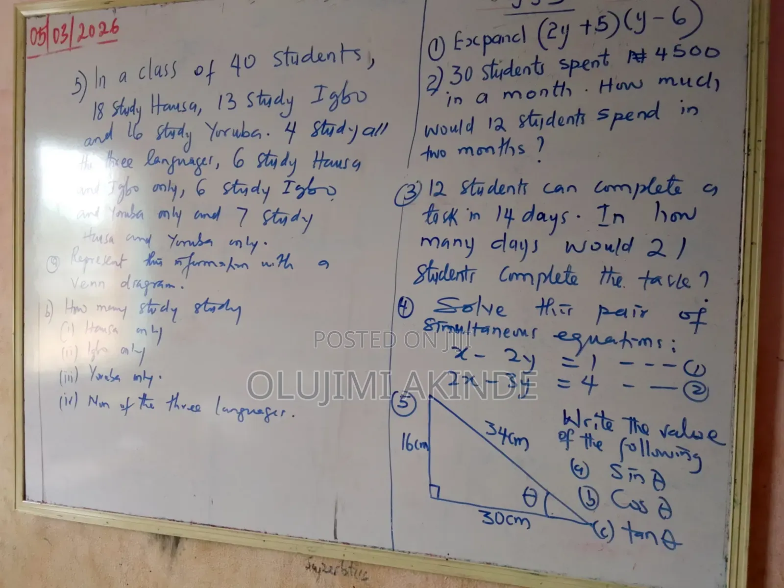 Online Mathematics Coaching | Waec, Utme, Bece Basic/JSS