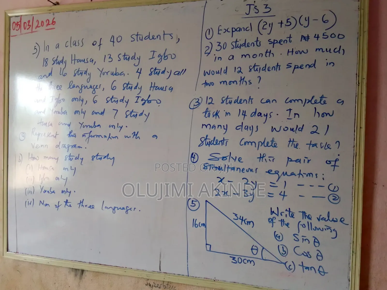 Online Mathematics Coaching | Waec, Utme, Bece Basic/JSS