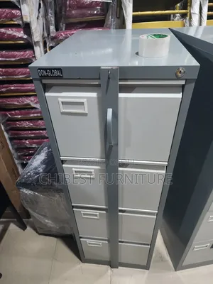 Executive Office Cabinet With Four Drawers.