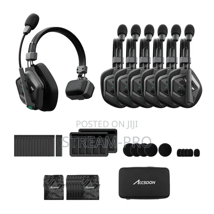 Accsoon CoMo II (1host-6remote Set) 7 Users Wireless Intercom System