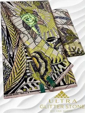 Stoned Embellished Gold Ankara