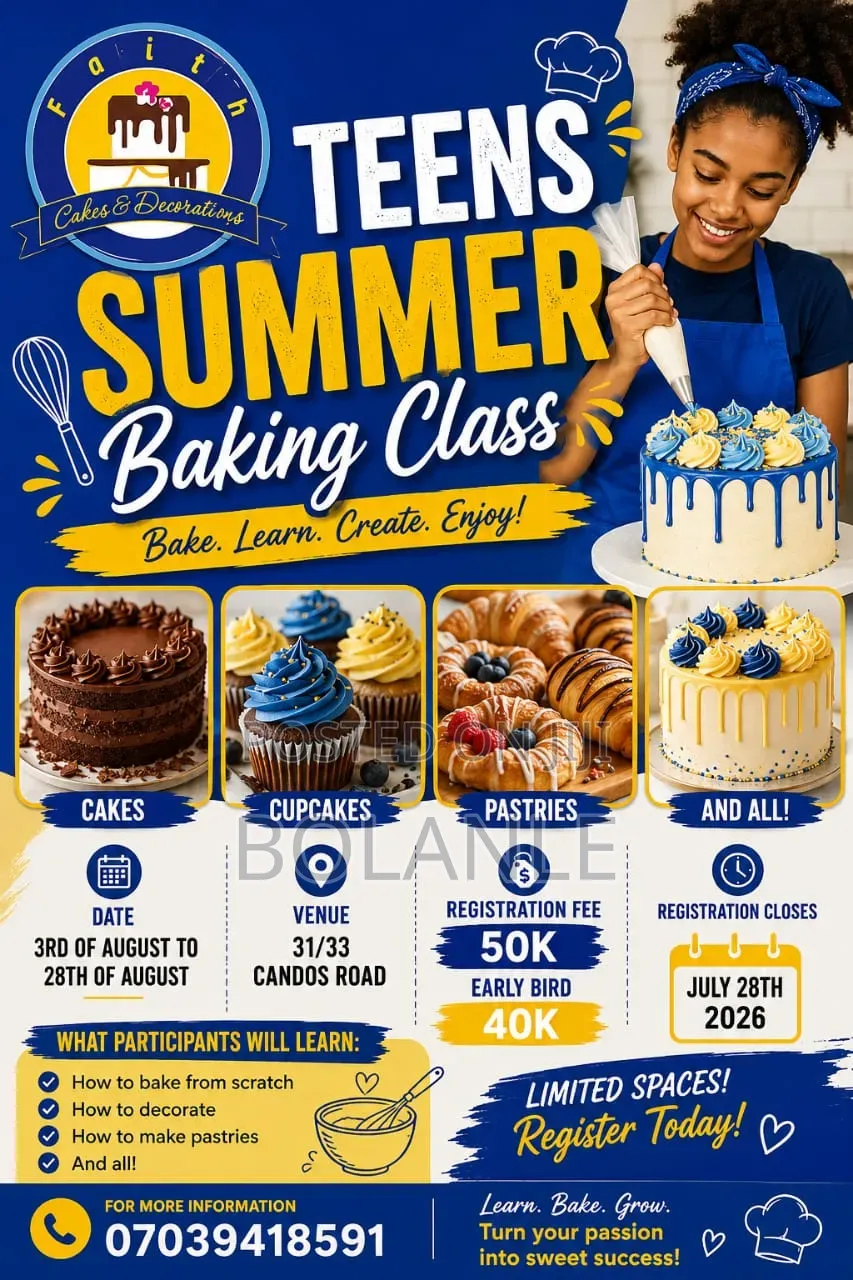 Summer Baking Class
