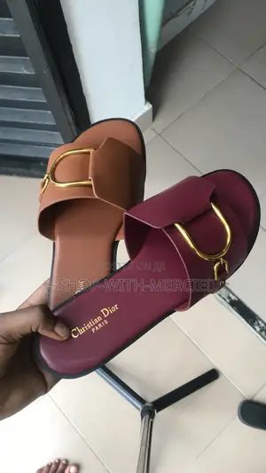 Authentic Christian Dior Slippers – Sizes 37-42, Casual