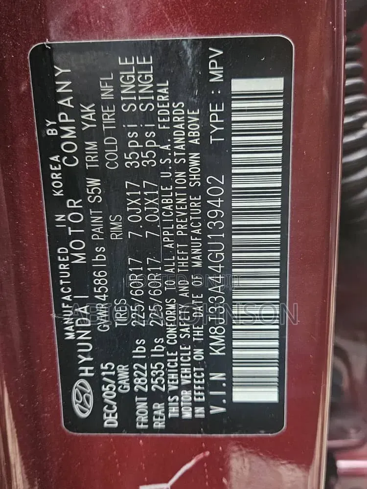 Hyundai Tucson 2015 Brown