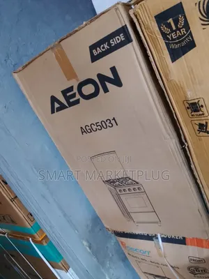 Brand New Aeon Agc5031 3+1 Electric Burner Gas Cooker With Tray+ Black
