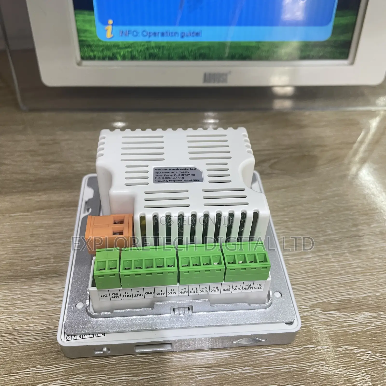 Soft Touch Bluetooth Wall Amplifier – Touch Key