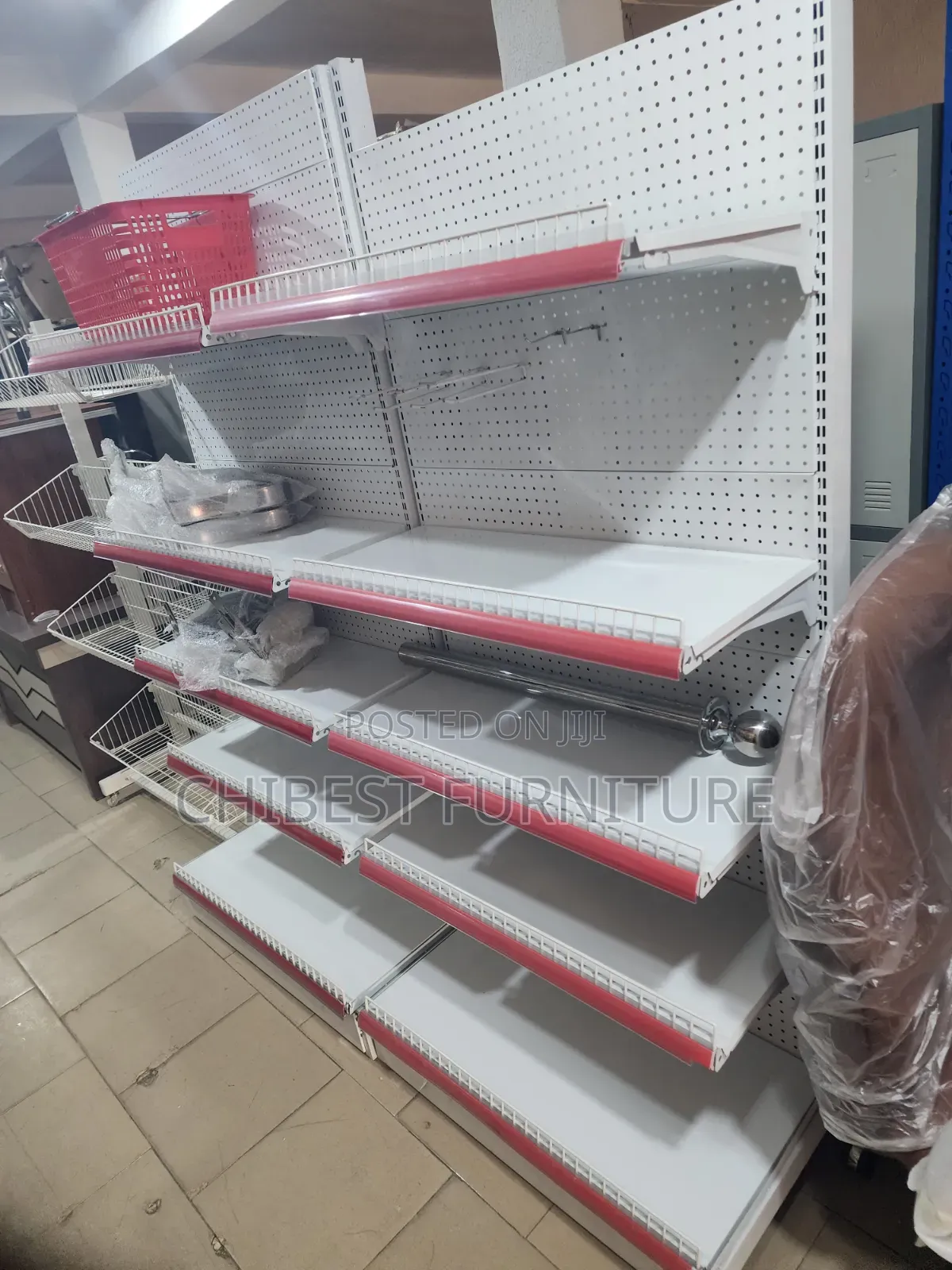 Quality Imported Single Supermarket Shelf.