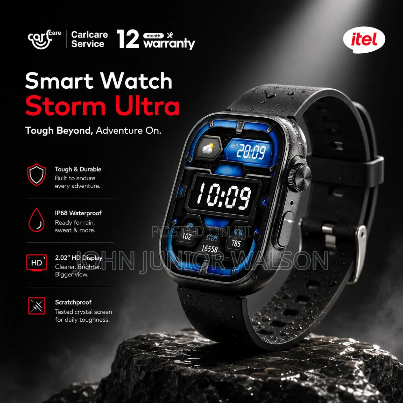 Itel Smart Watch Storm Ultra