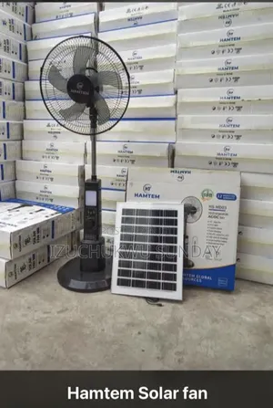 Rechargeable Solar Fan