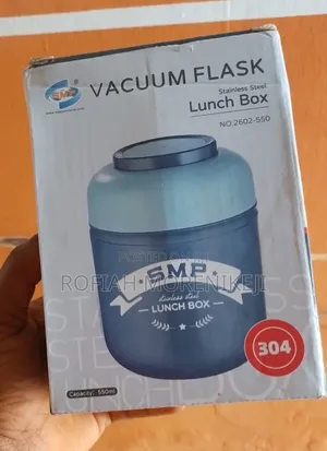 SMP 550ml Stainless Steel Vacuum Food Flask With Inner Bowl Spoon