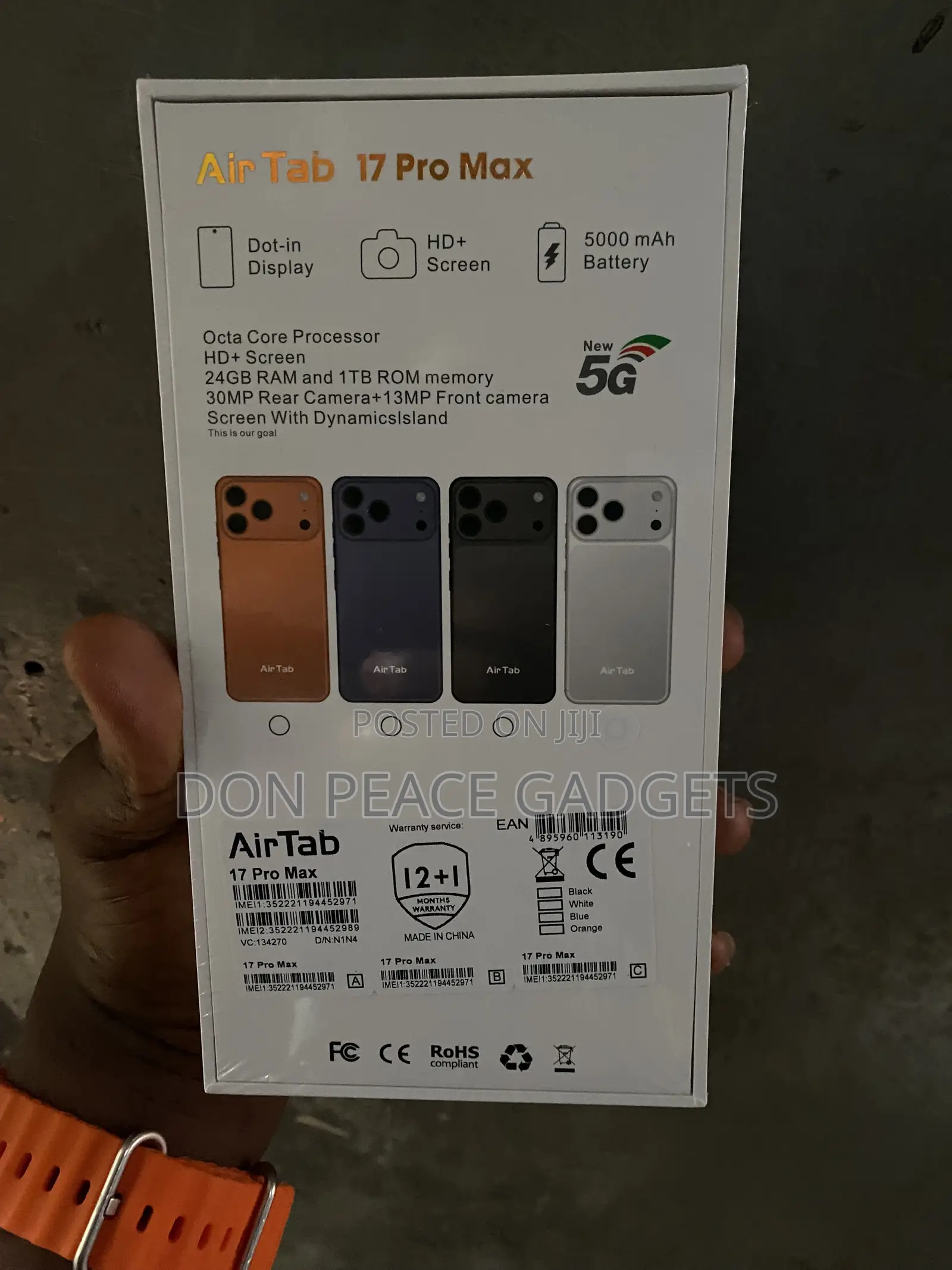 New AirTab S25 Ultra 5G 1 TB Silver