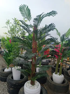 Ultra Realistic Palm Flowering Plant