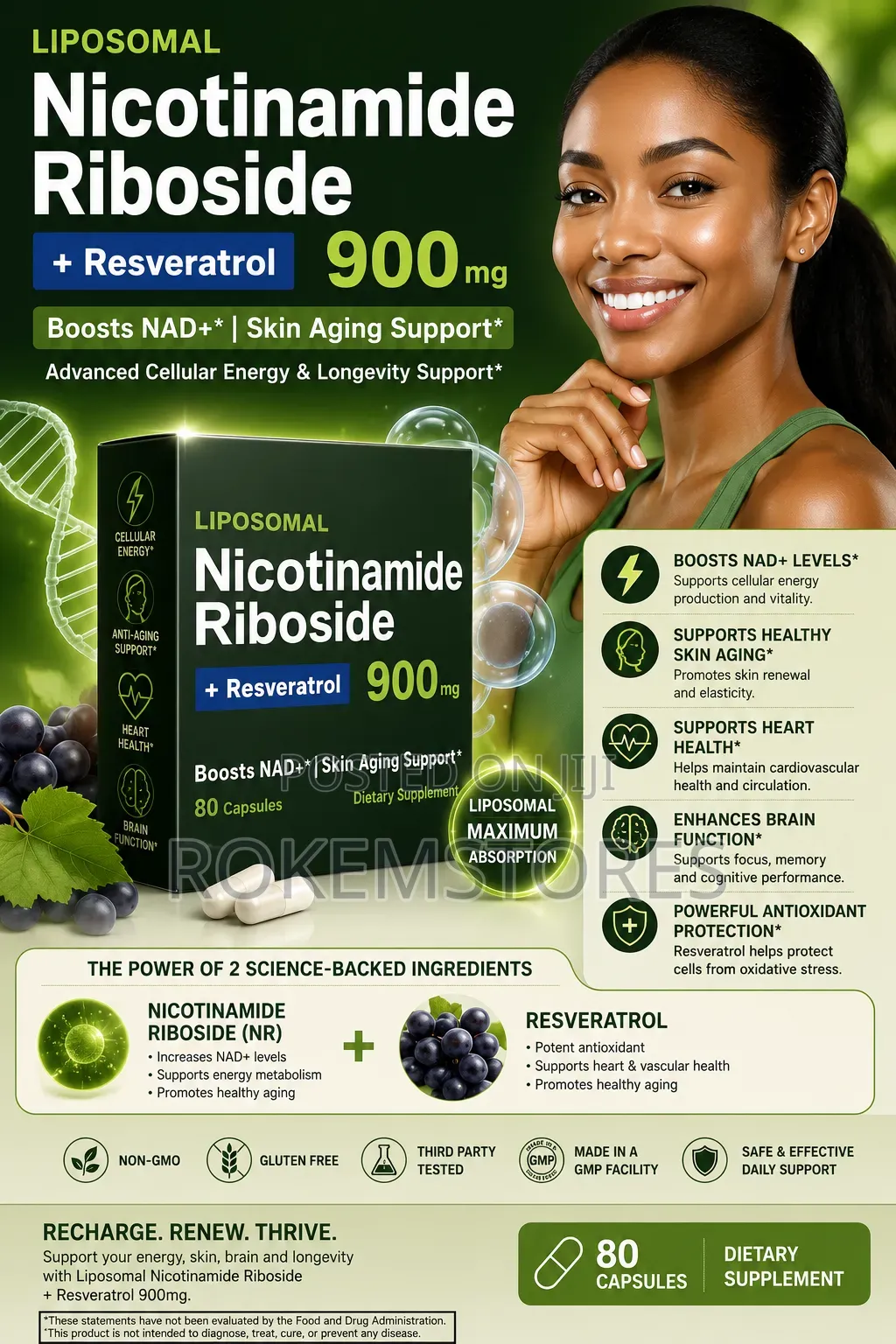 Liposomal Nicotinamide Riboside