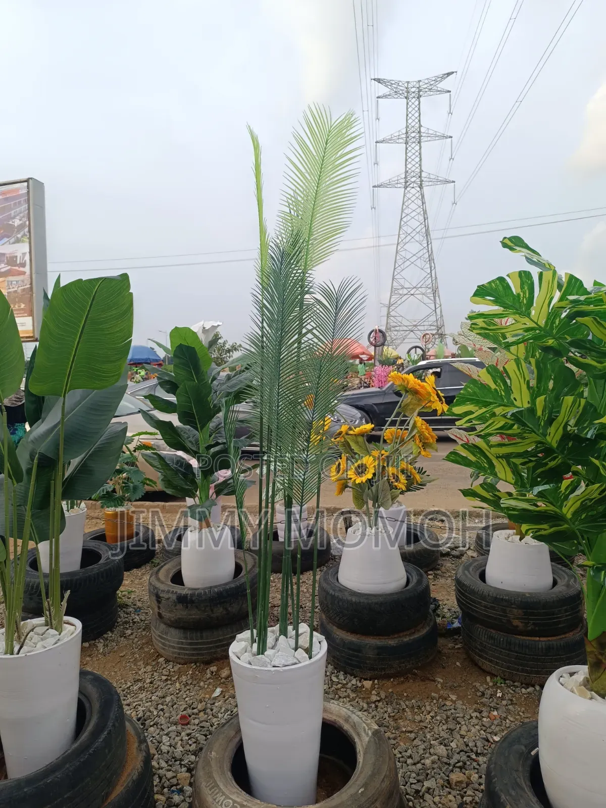 Artificial Water Palm Plant