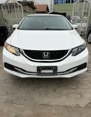 Honda Civic EX-L 4dr Sedan w/Nav (1.8L 4cyl CVT) 2014 White