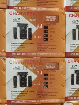 Charweek AC/DC Sound System – Powerful Bass That Fills Every Room