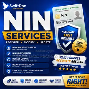 NIN Registration, Modification SIM Linkage — Fast, Legit No Stress