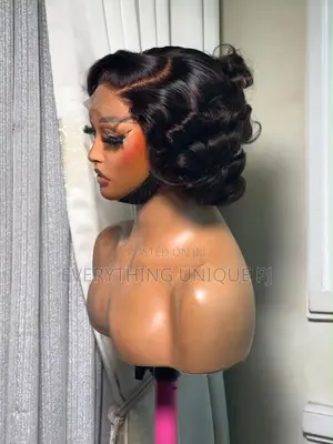 Luxury Raw Human Hair Wigs | Bone Straight, Curly Bob Wigs