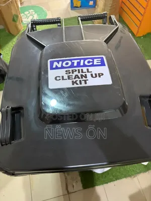 Industrial-Grade Emergency Spill Kit, Often Found in Wheelie Bins