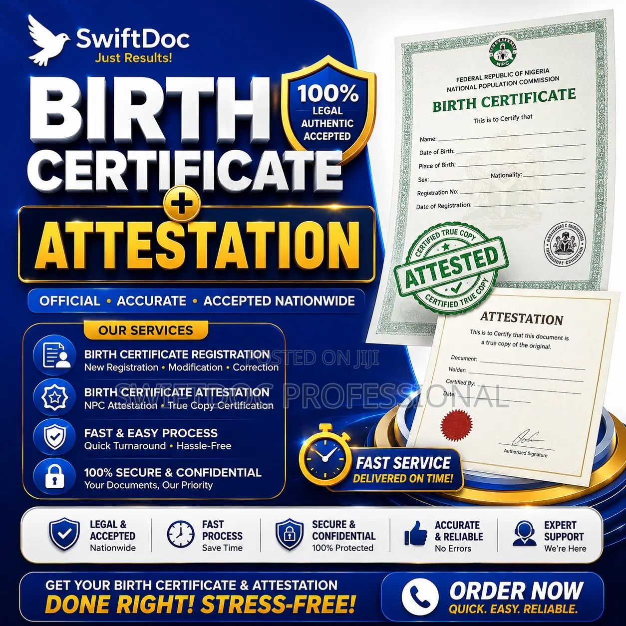 Birth Certificate Registration, Attestation Correction — Done Right