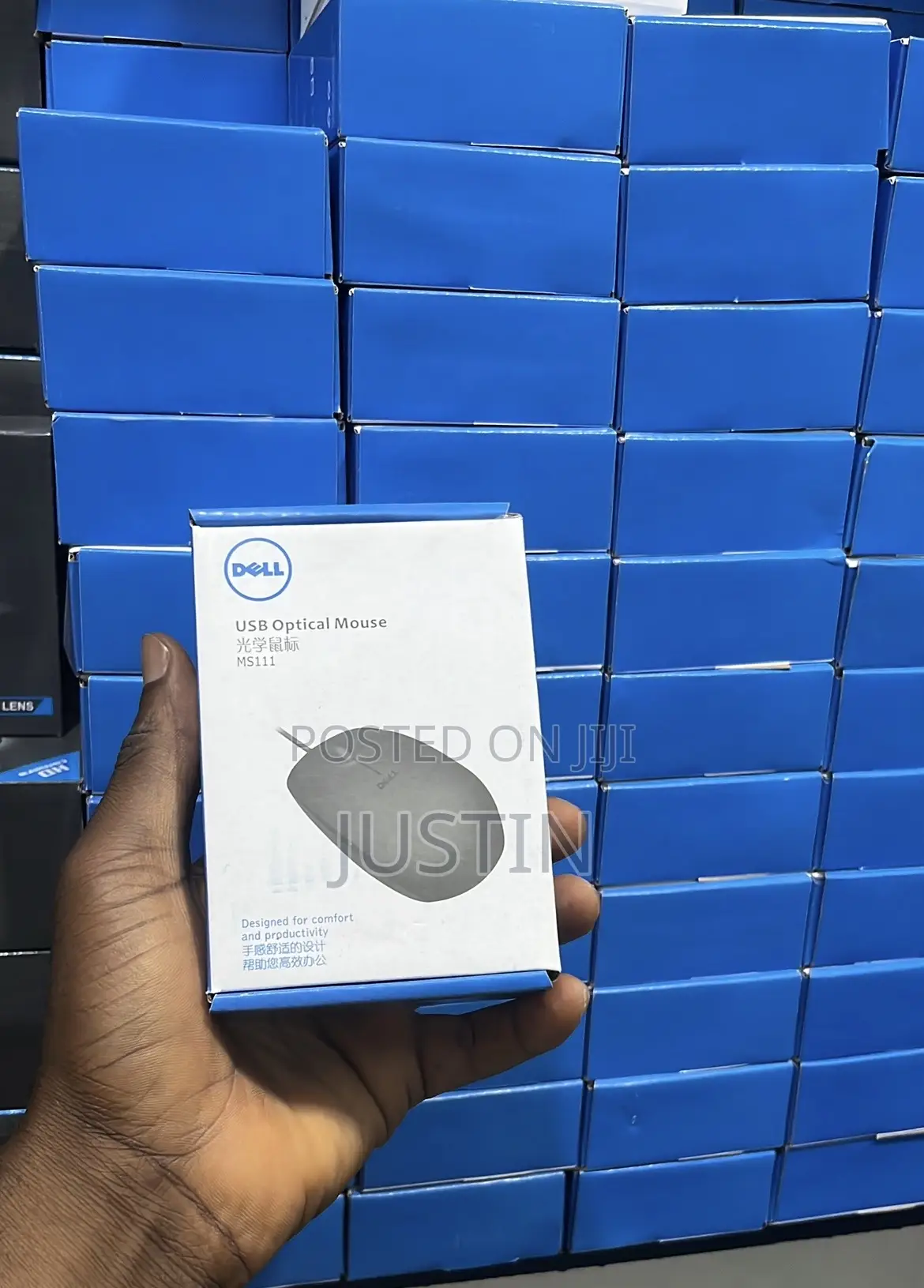 DELL Portable Wired Optical Mouse